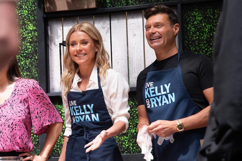 kelly ripa with ryan seacrest