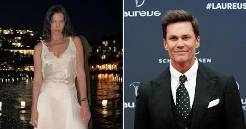 Composite photo of Irina Shayk and Tom Brady