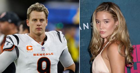 Photo of Joe Burrow; picture of Olivia Ponton.