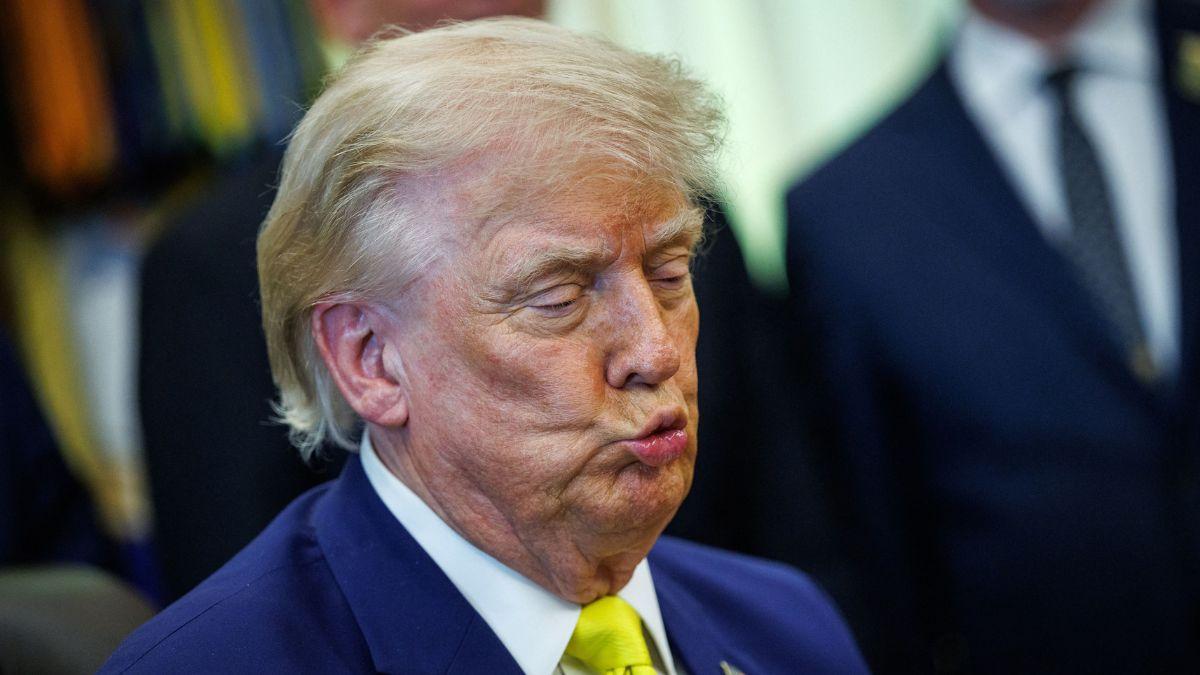 Image of Donald Trump faced backlash from critics after his joke about the Iran deal.