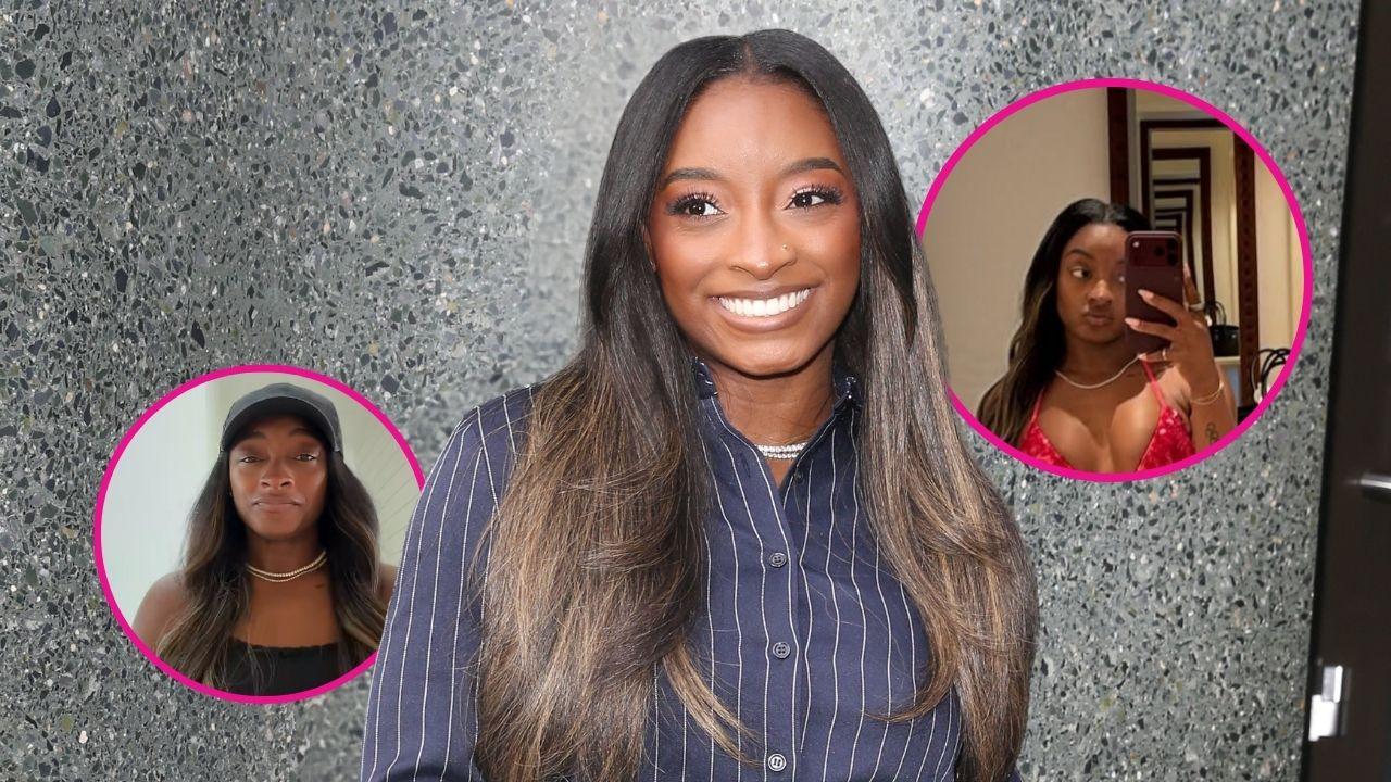 Image of Simone Biles is on vacation after selling her Houston home.