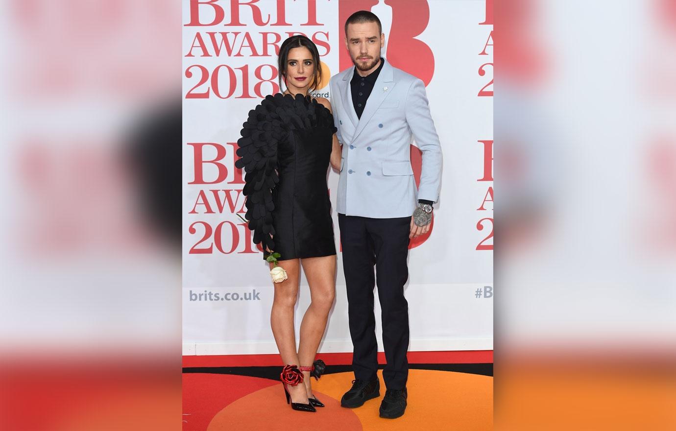 Cheryl and Liam Payne pose at the 2018 Brit Awards