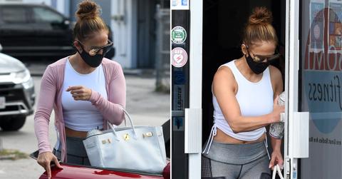 jennifer lopez before after gym pf