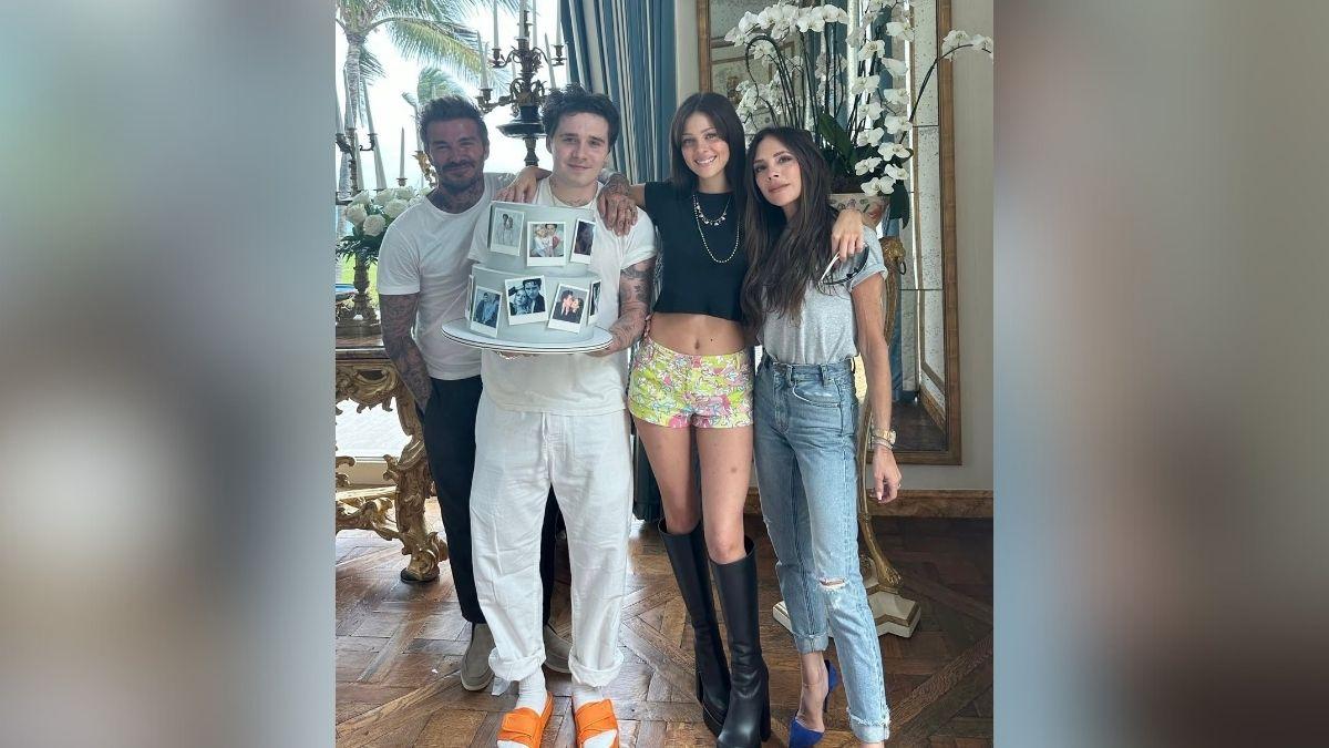 the beckhams best photos with brooklyn nicola peltz before the feud