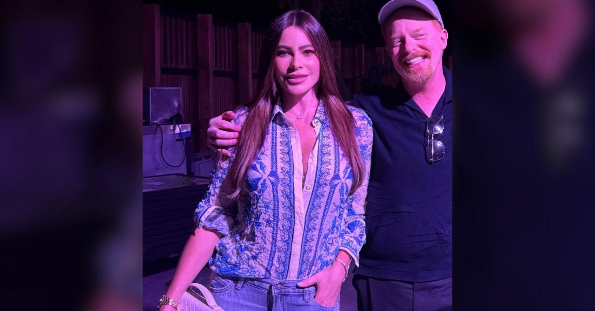 Image of Sofía Vergara remains friendly with former costar Jesse Tyler Ferguson.