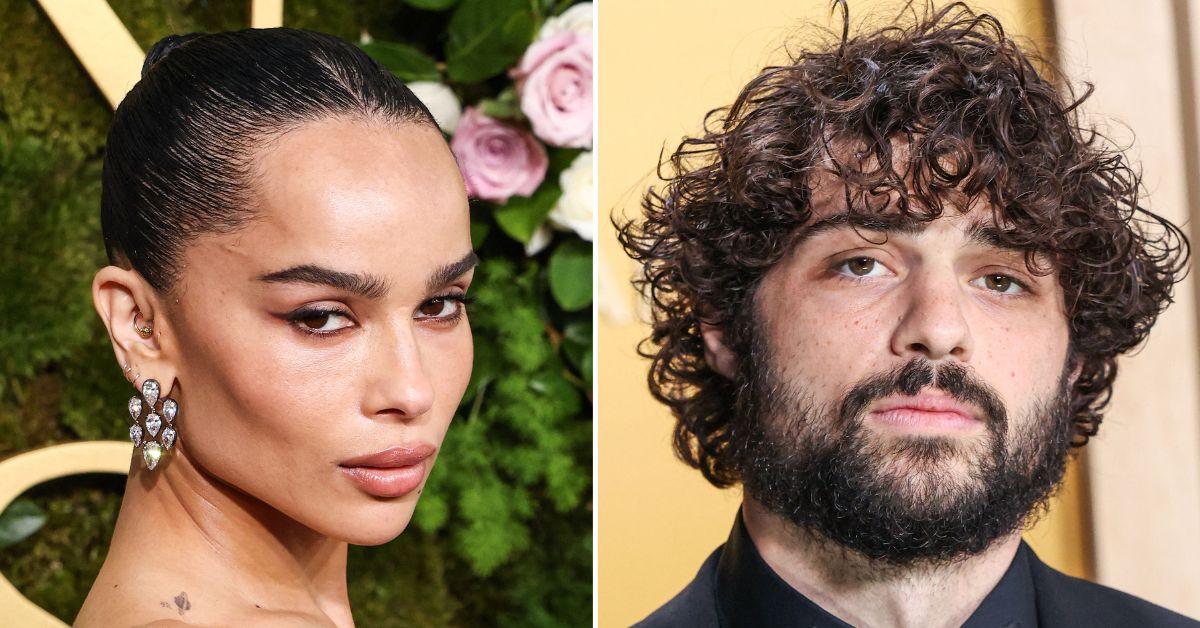 Composite photo of Zoë Kravitz and Noah Centineo. 