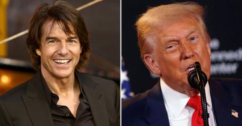 photo of Tom Cruise and Donald Trump