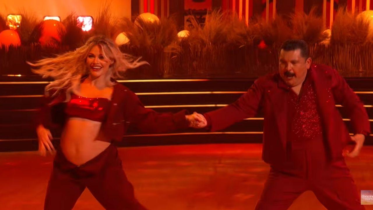 Image of Witney Carson explained why she appeared emotional when couples were eliminated from 'Dancing with the Stars.'