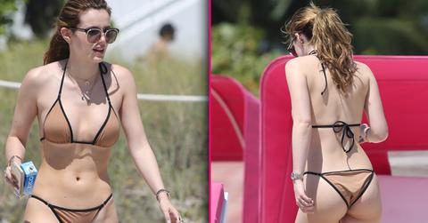 bella thorne bikini body beach sister