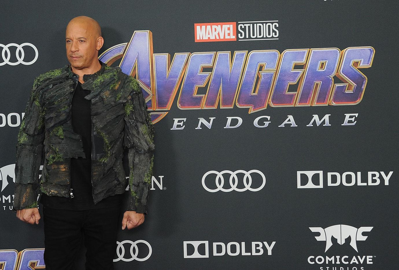 vin diesel avengers premiere