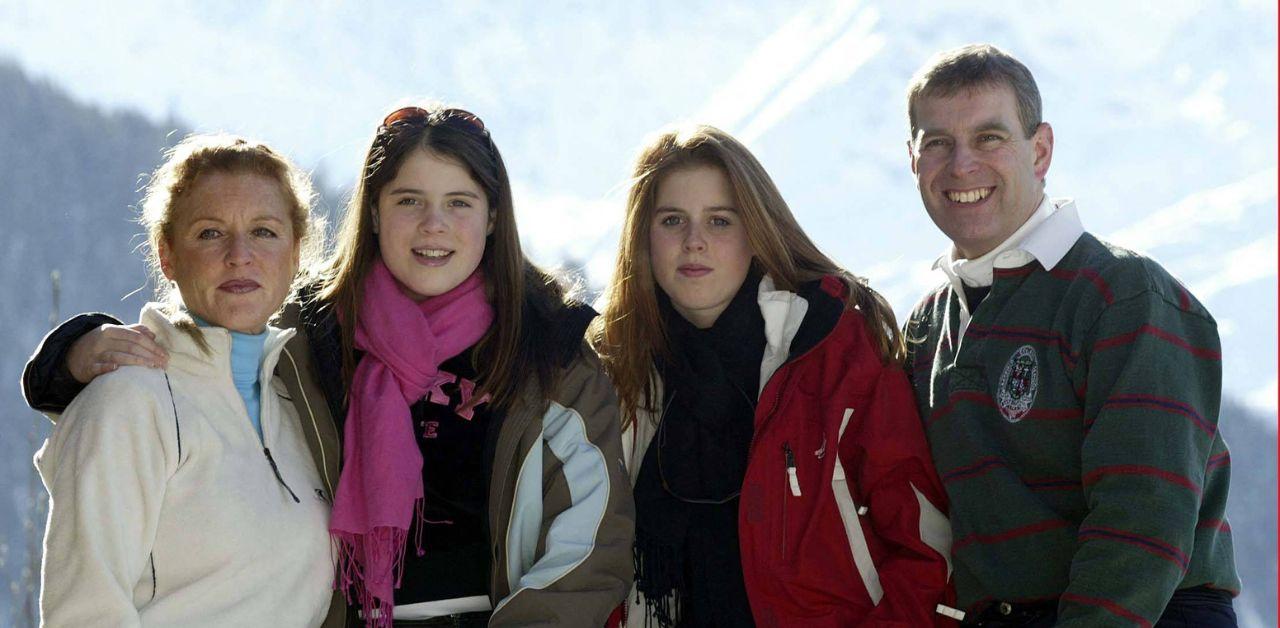 Photo of Prince Andrew and his family.