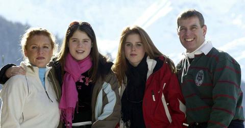Photo of Prince Andrew and his family.