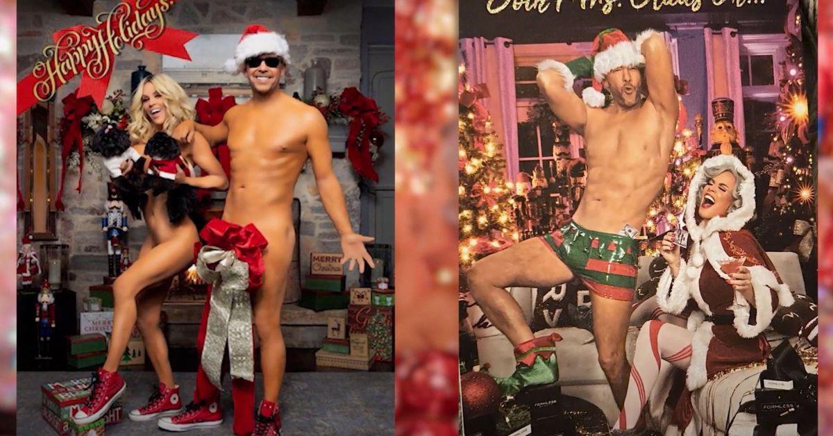 Image of Jenny McCarthy and Donnie Wahlberg share a scandalous Christmas card every year.