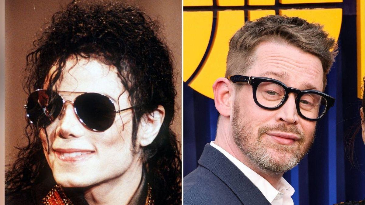 Photo of Michael Jackson and Macaulay Culkin