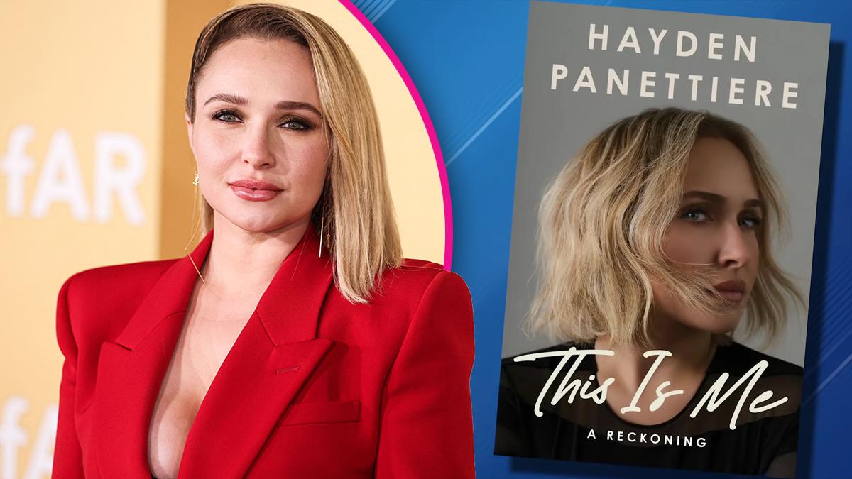Photo of Hayden Panettiere and her memoir, 'This is Me: A Reckoning'