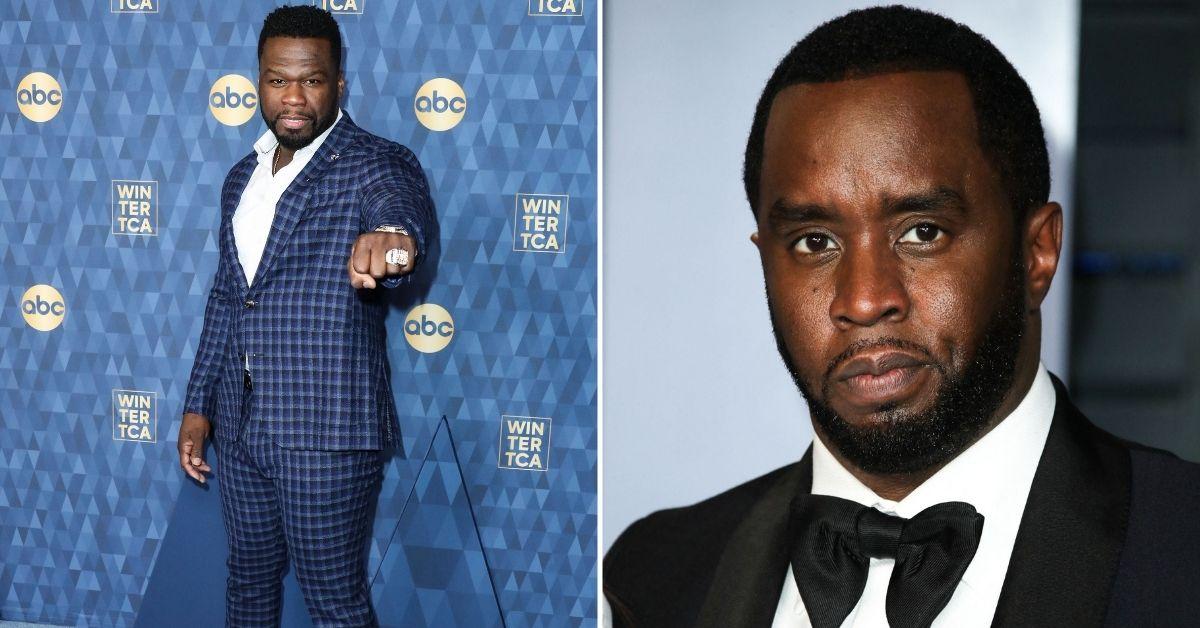 Composite photo of 50 Cent and Sean 'Diddy' Combs