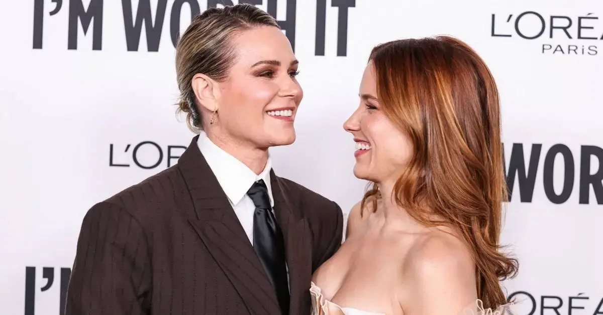 Image of Sophia Bush and Ashlyn Harris personally traveled to tell loved ones about their marriage before sharing the news publicly.
