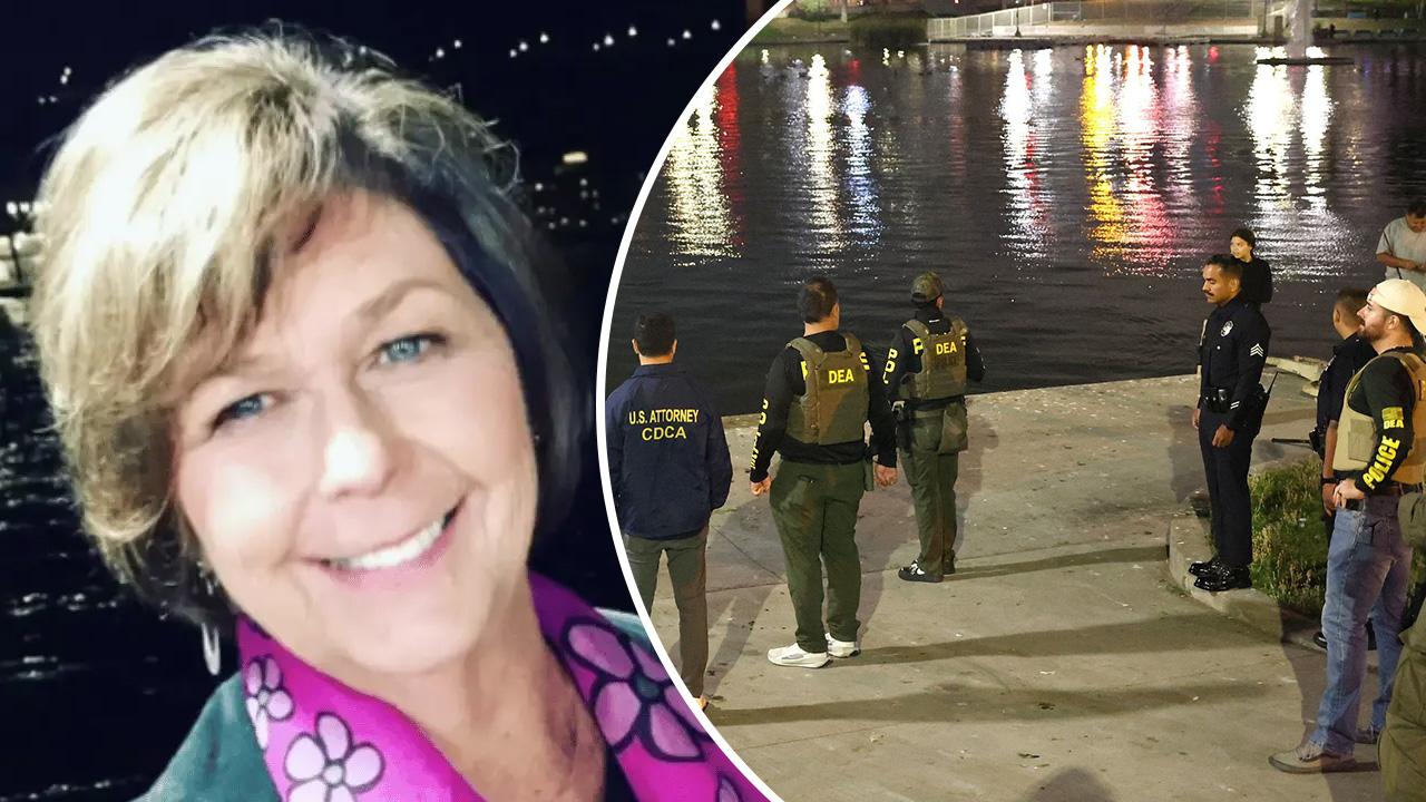 Composite photo of Nancy Guthrie and police.