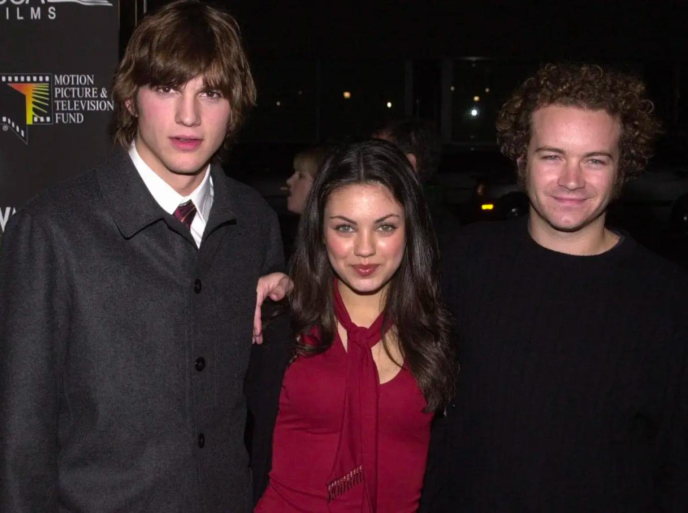 ashton kutcher mila kunis united front danny masterson