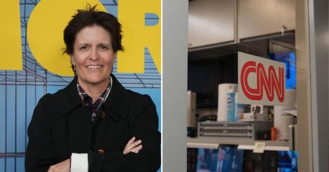 Split photo of Kara Swisher and CNN