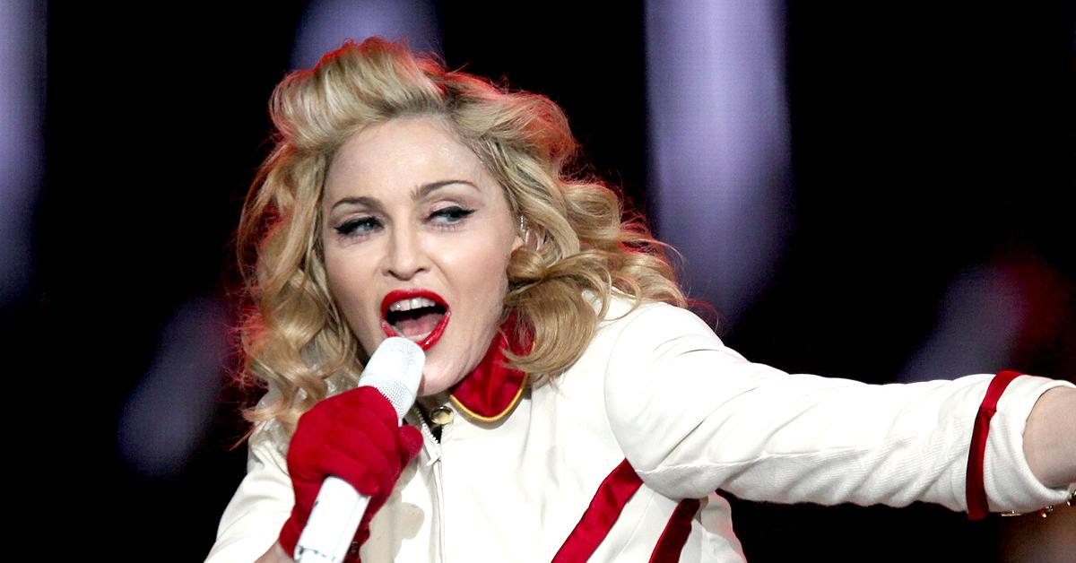 madonna rocks a braless see through mesh top as pride performance in new york city