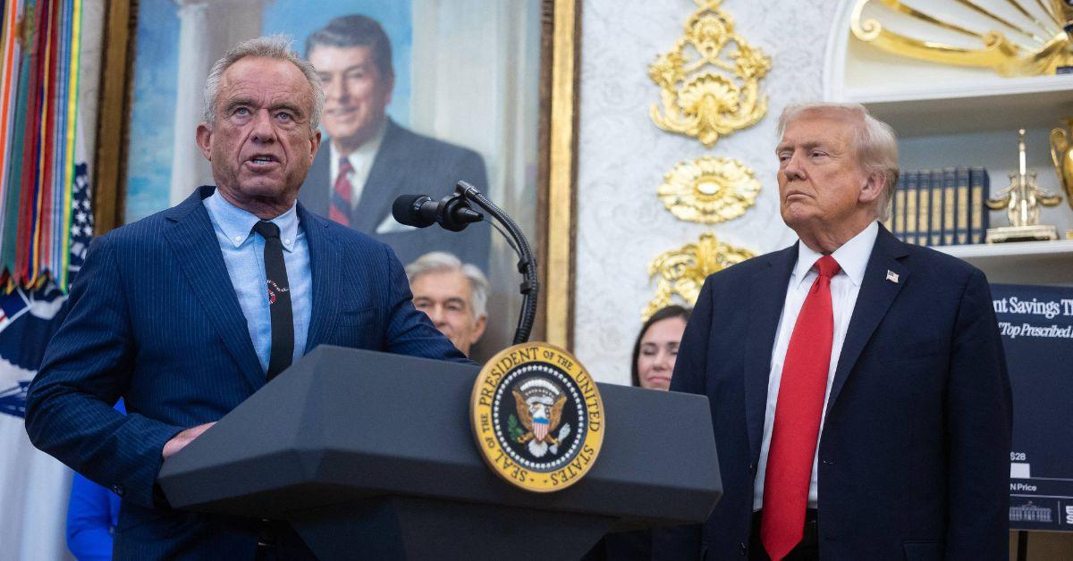 image of RFK Jr. praised Donald Trump at a Heritage Foundation event.