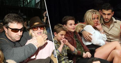 Britney Spears and Father Jamie Spears split with Britney and her sons
