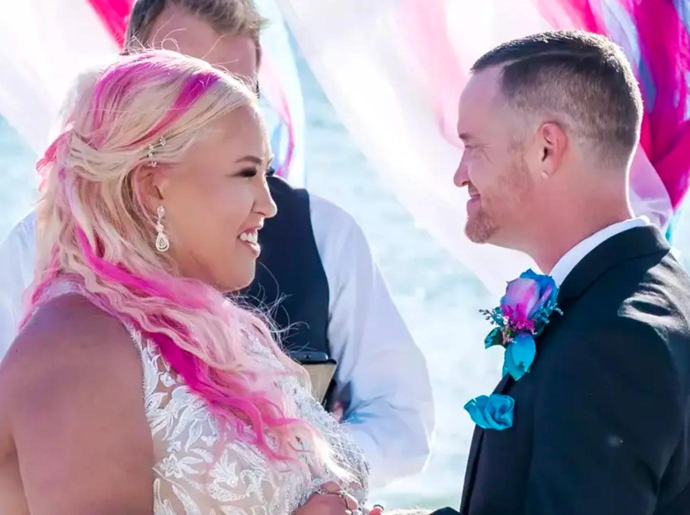 California bride and groom wear LA Lakers jerseys, take e-session