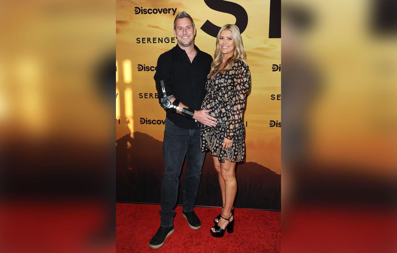 Christina and Ant Anstead At Serengeti Los Angeles Premiere