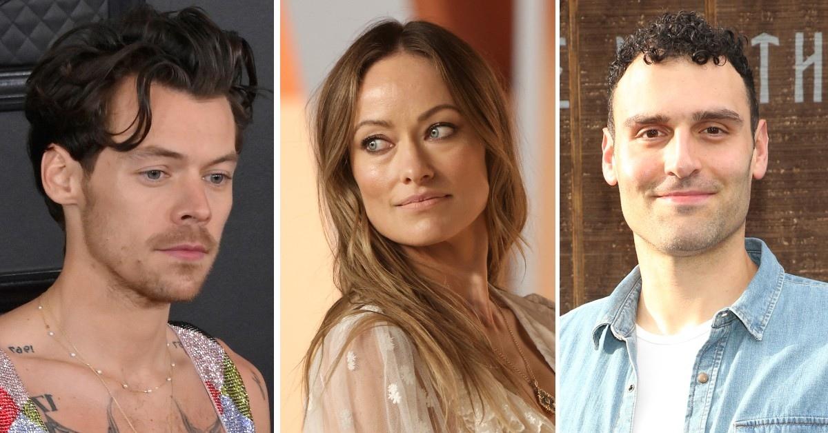 Composite photo of Harry Styles, Olivia Wilde and Dane DiLiegro