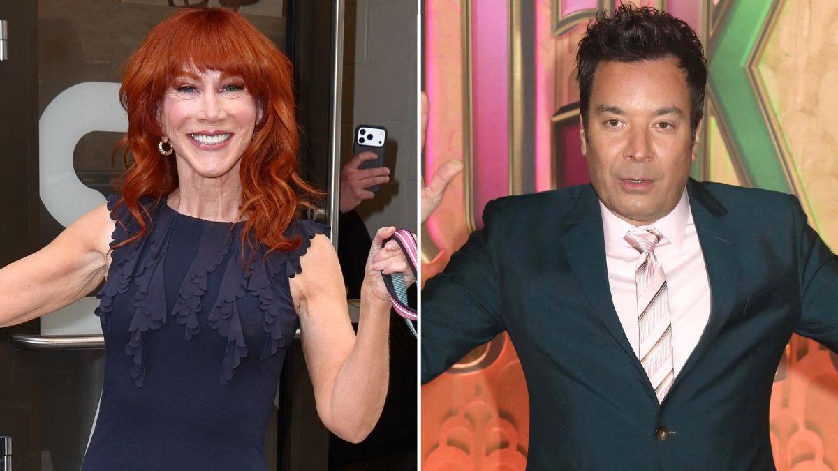Photo of Kathy Griffin and Jimmy Fallon