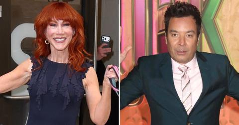 Photo of Kathy Griffin and Jimmy Fallon