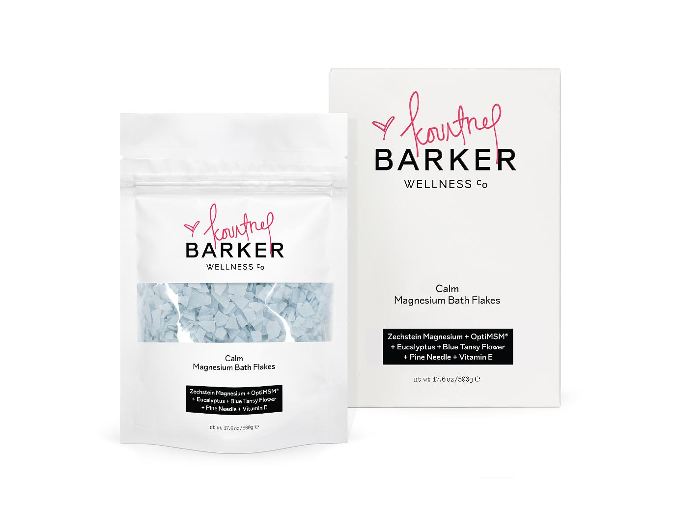 kourtney x barker wellness calm magnesium bath flakes