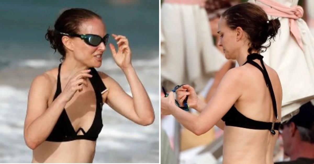 natalie portman bikini beach pp