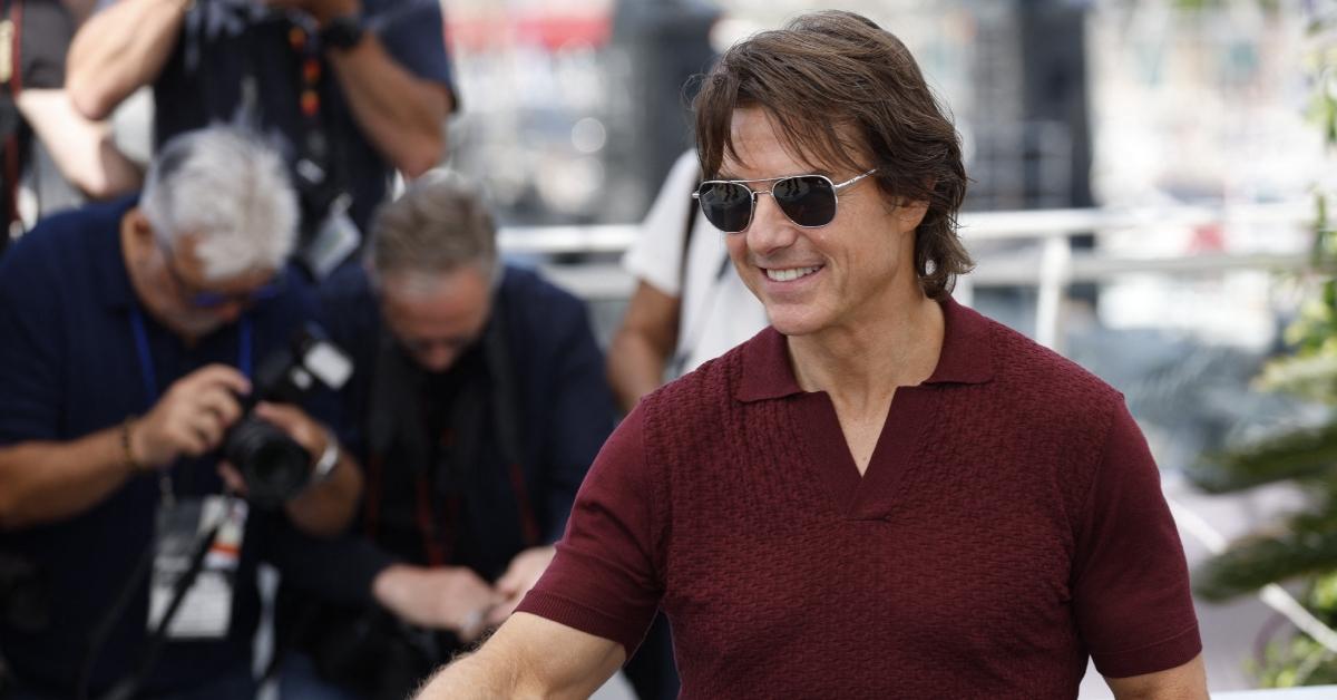 tom cruise surprise cannes film festival appearance photos