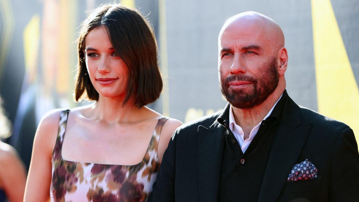 Image of John Travolta directed 'Propeller One-Way Night Coach.'