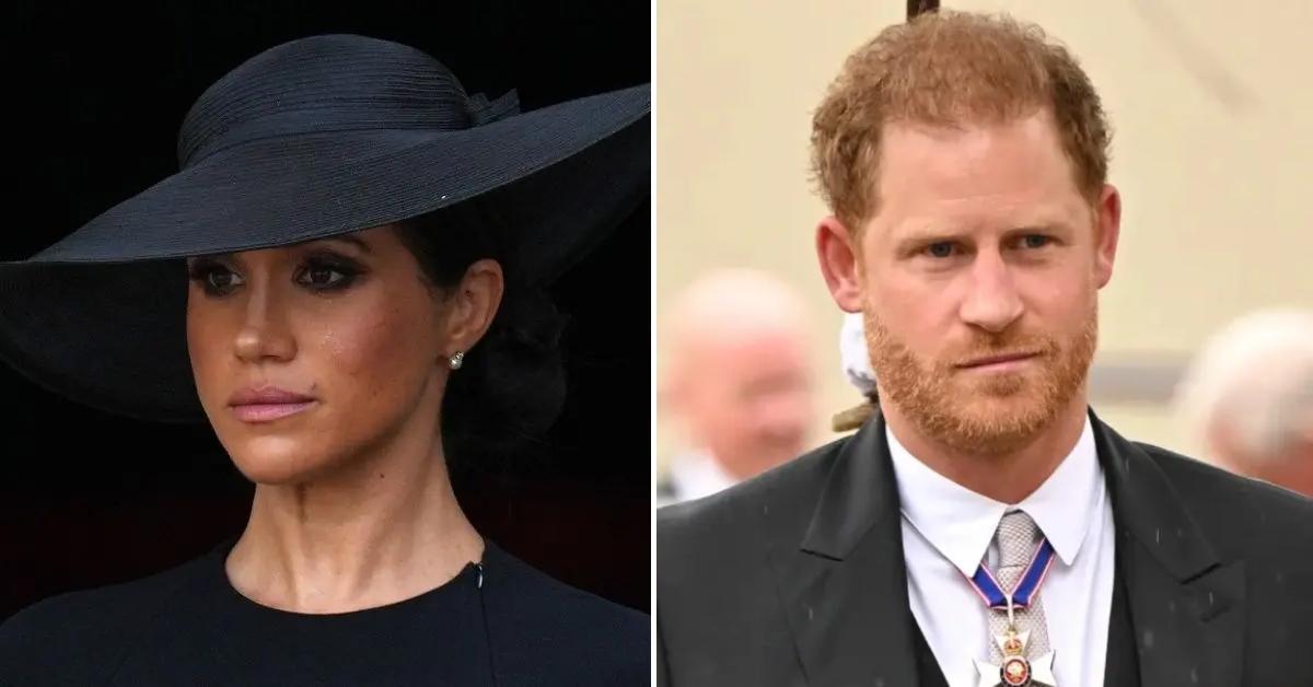 Composite photo of Meghan Markle and Prince Harry