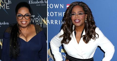 Photos of Oprah Winfrey.