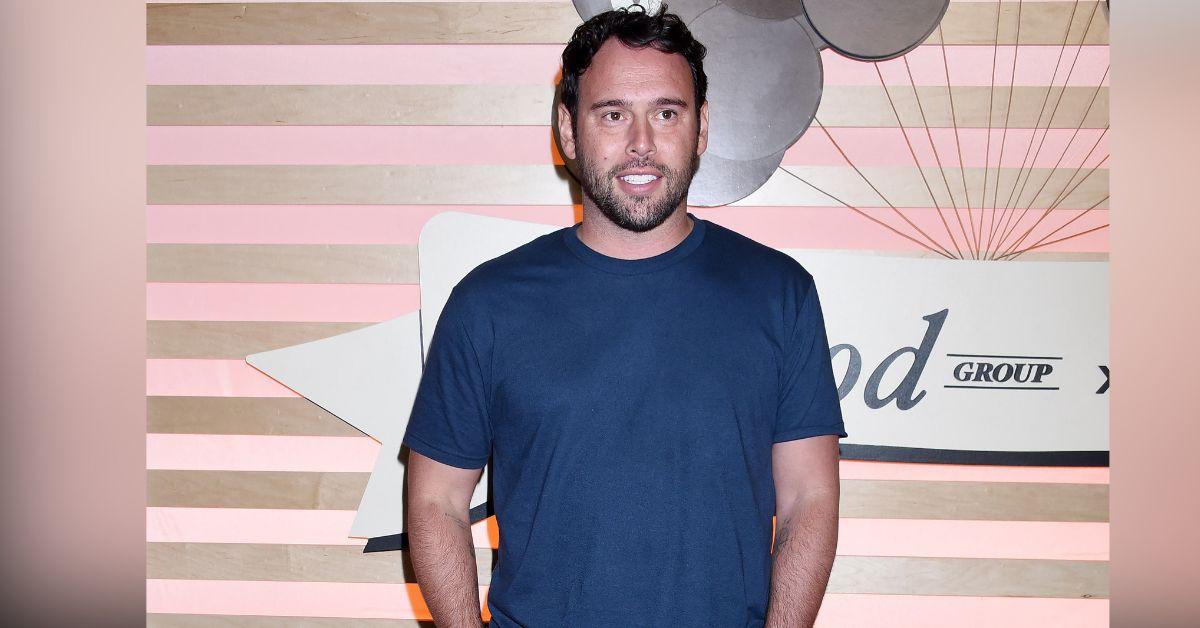 image of Scooter Braun was seen at the actress' birthday. 