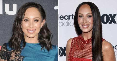 Two photos of Cheryl Burke