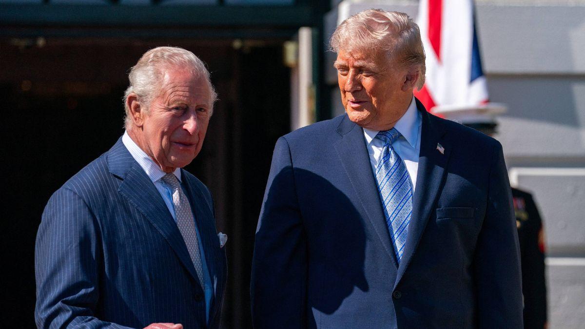 image of Charles and trump