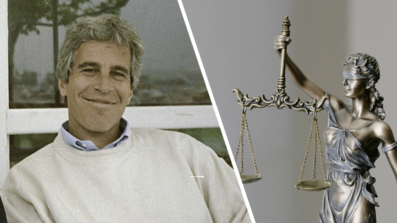 Composite photo of Jeffrey Epstein.