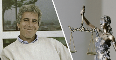 Composite photo of Jeffrey Epstein.