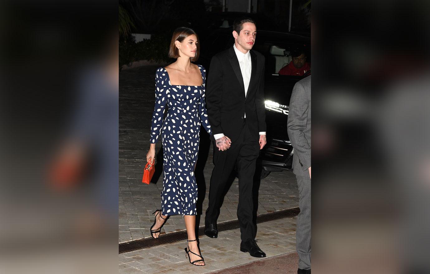 Pete Davidson And Kaia Gerber Holding Hands