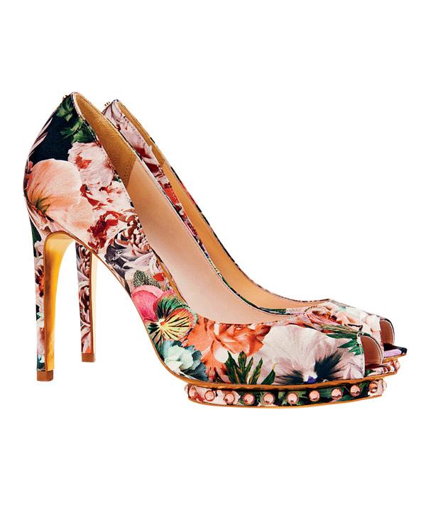 Floral heels carrie