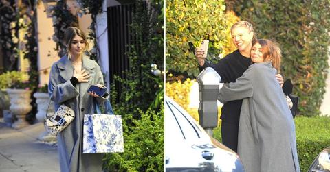 olivia jade and amanda kloots shopping on melrose pp