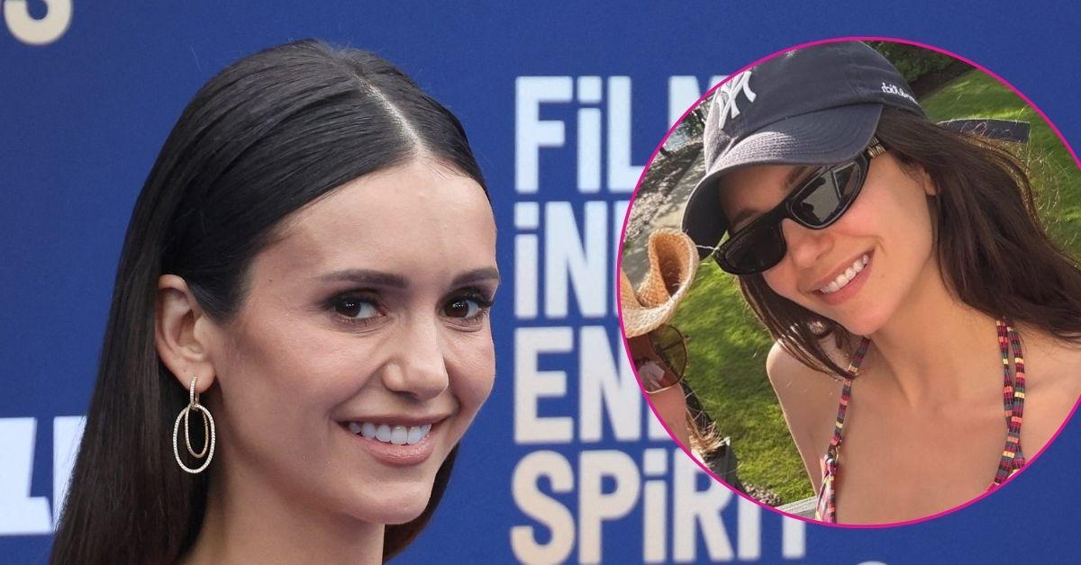 nina dobrev bikini photo