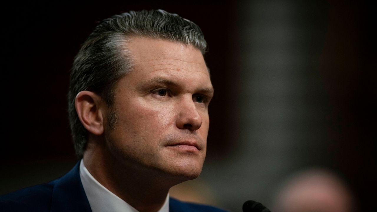 Image of Pete Hegseth is named in the appeal in his official capacity as Defense Secretary.