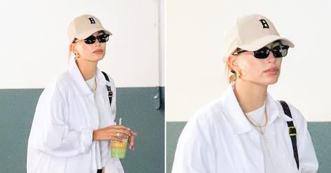hailey bieber b baseball cap ok