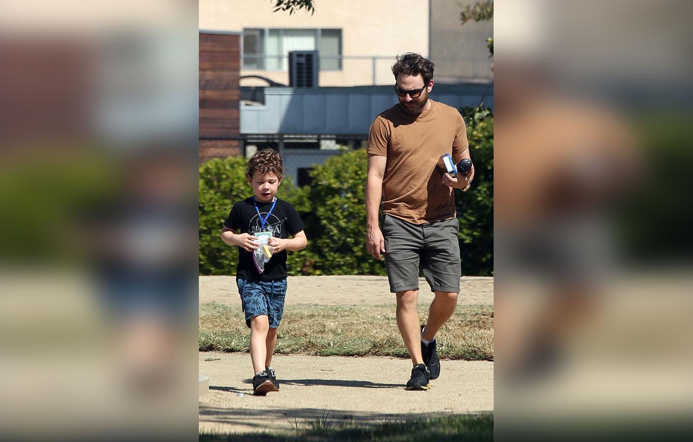 Charlie Day And His 5-Year-Old Son Russell Are Twins